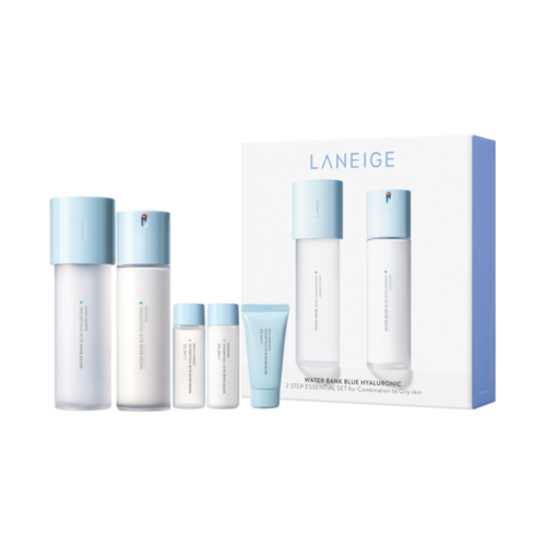 LANEIGE Water Bank Blue Hyaluronic 2 Step Set (2) - For Normal to Dry Skin