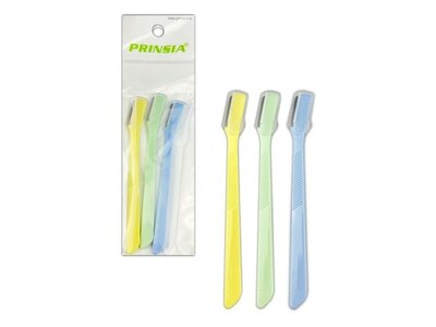 PRINSIA Eyebrow Razor 3p