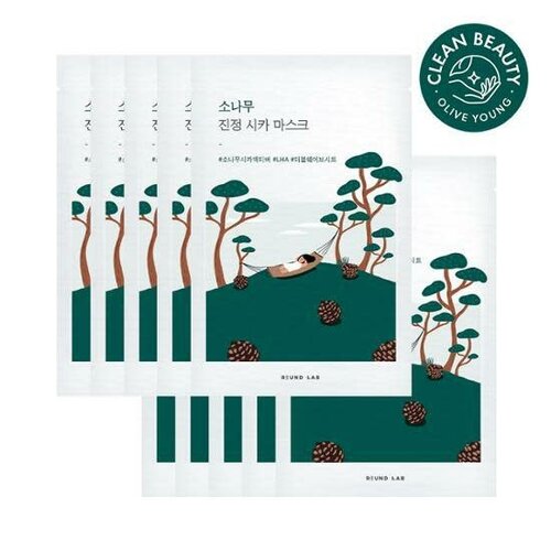 Round Lab Pine Calming Cica Mask Sheet 27mL*10p Round Lab Pine Calming Cica Mask Sheet 27mL*10p