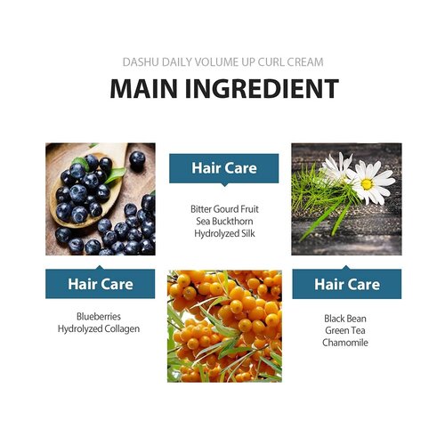 DASHU Daily Volume Up Curl Cream 150mL