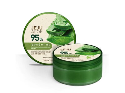THE FACE SHOP Jeju Aloe Fresh Soothing Gel 95% 300mL