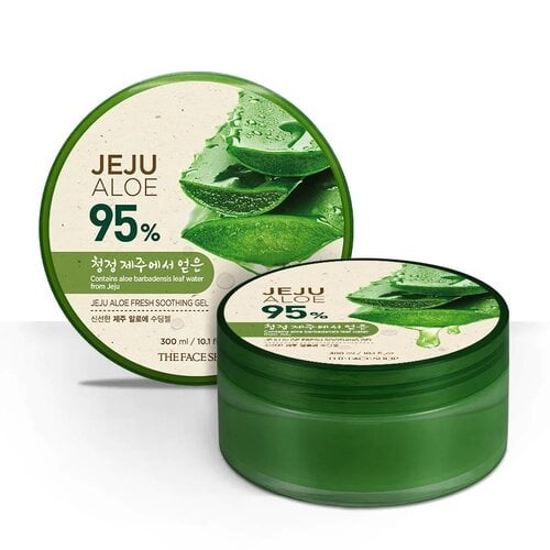 THE FACE SHOP Jeju Aloe Fresh Soothing Gel 95% 300mL THE FACE SHOP Jeju Aloe Fresh Soothing Gel 95% 300mL