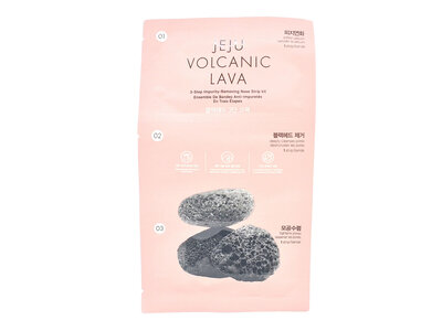 THE FACE SHOP Volcanic Lava 3-Step Nose Strip Kit