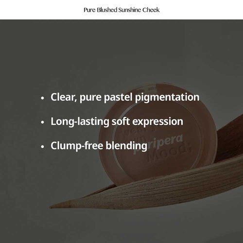 PERIPERA Pure Blushed Sunshine Cheek 4.2g PERIPERA Pure Blushed Sunshine Cheek 4.2g