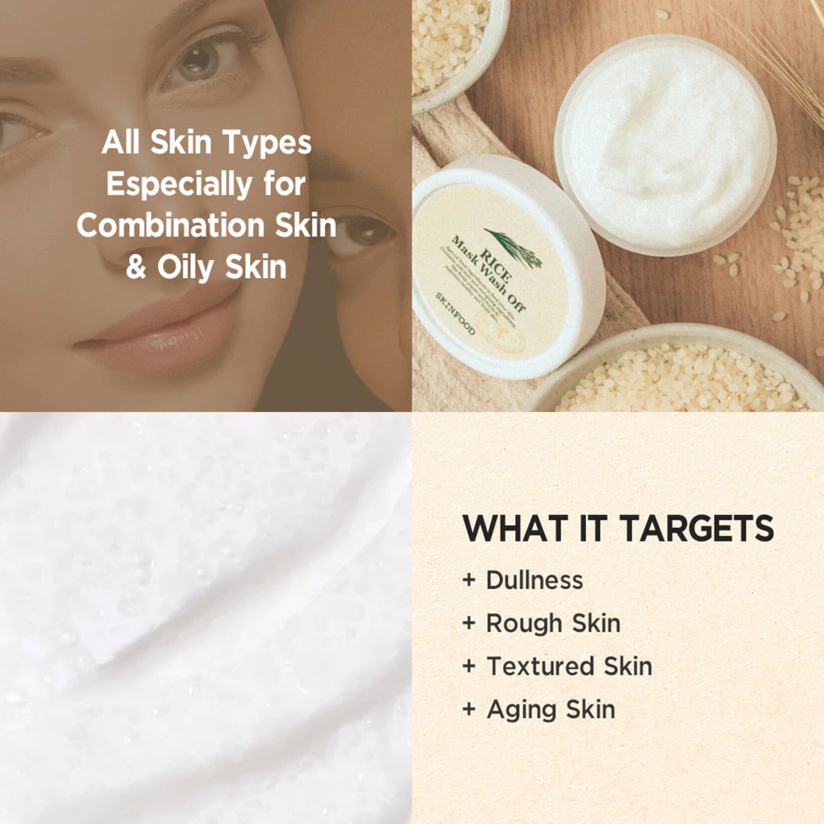 SKINFOOD Rice Mask Wash Off 120g