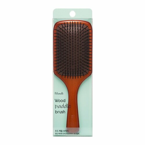 FILLIMILLI Wood Paddle Brush