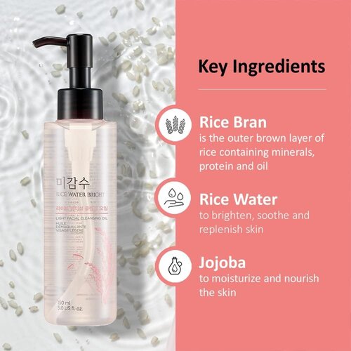 THE FACE SHOP Rice Water Bright Rich Facial Cleansing Oil 150mL THE FACE SHOP Rice Water Bright Rich Facial Cleansing Oil 150mL