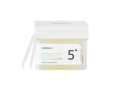numbuz:n No.05+ Vitamin-Niacinamide Concentrated Pad 180ml / 70pads