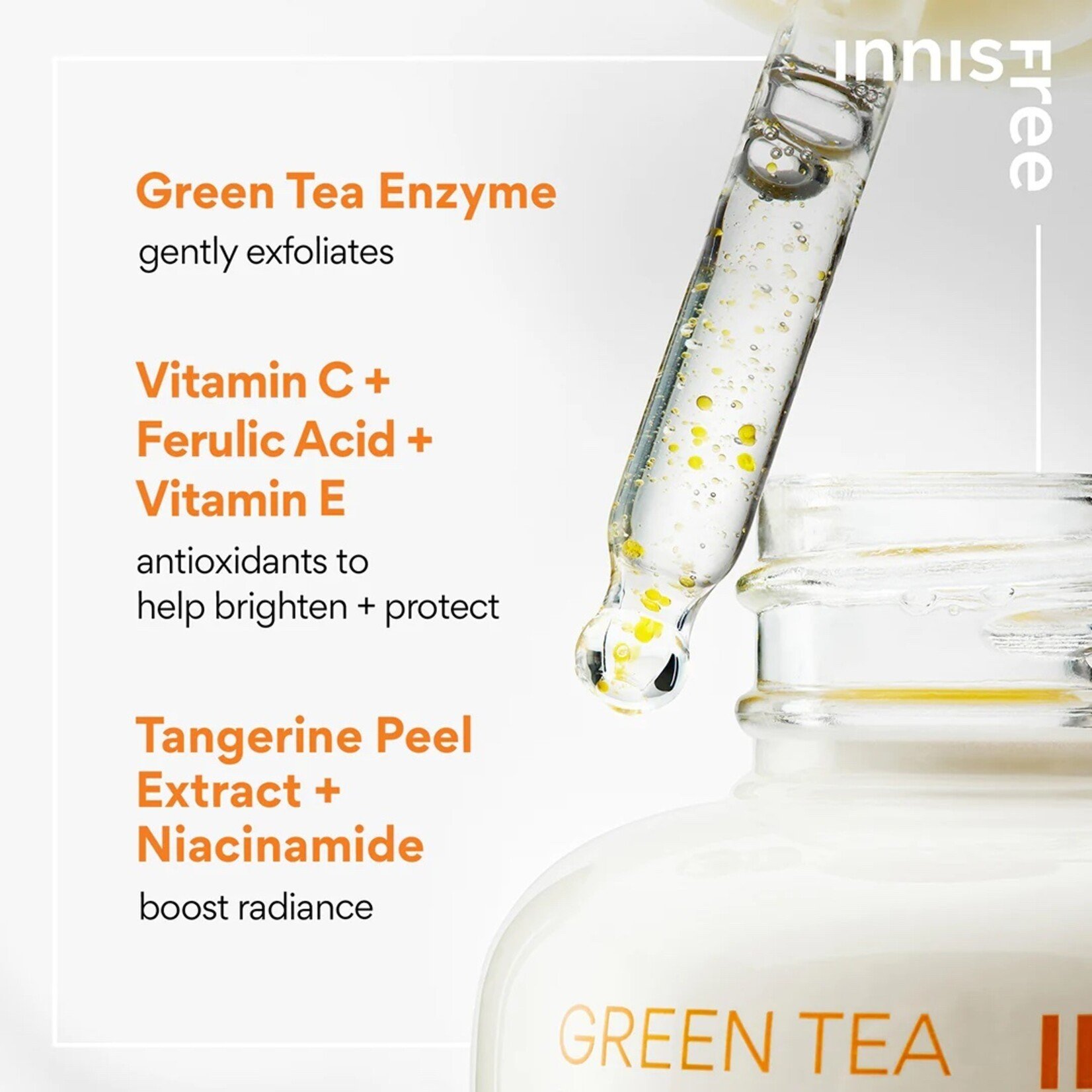 INNISFREE Vitamin C Green Tea Enzyme Brightening Serum 30mL