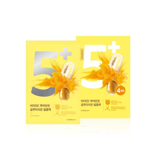 numbuz:n No.05+ Vitamin Spotlight Sheet Mask 4pcs numbuz:n No.05+ Vitamin Spotlight Sheet Mask 4pcs