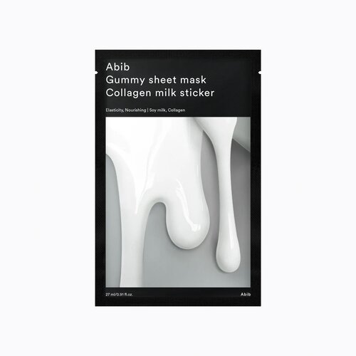 Abib Gummy Sheet Mask 1p #Milk Sticker
