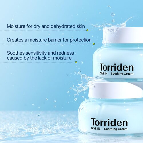 Torriden Dive-In Low Molecular Hyaluronic Acid  Soothing Cream 100mL