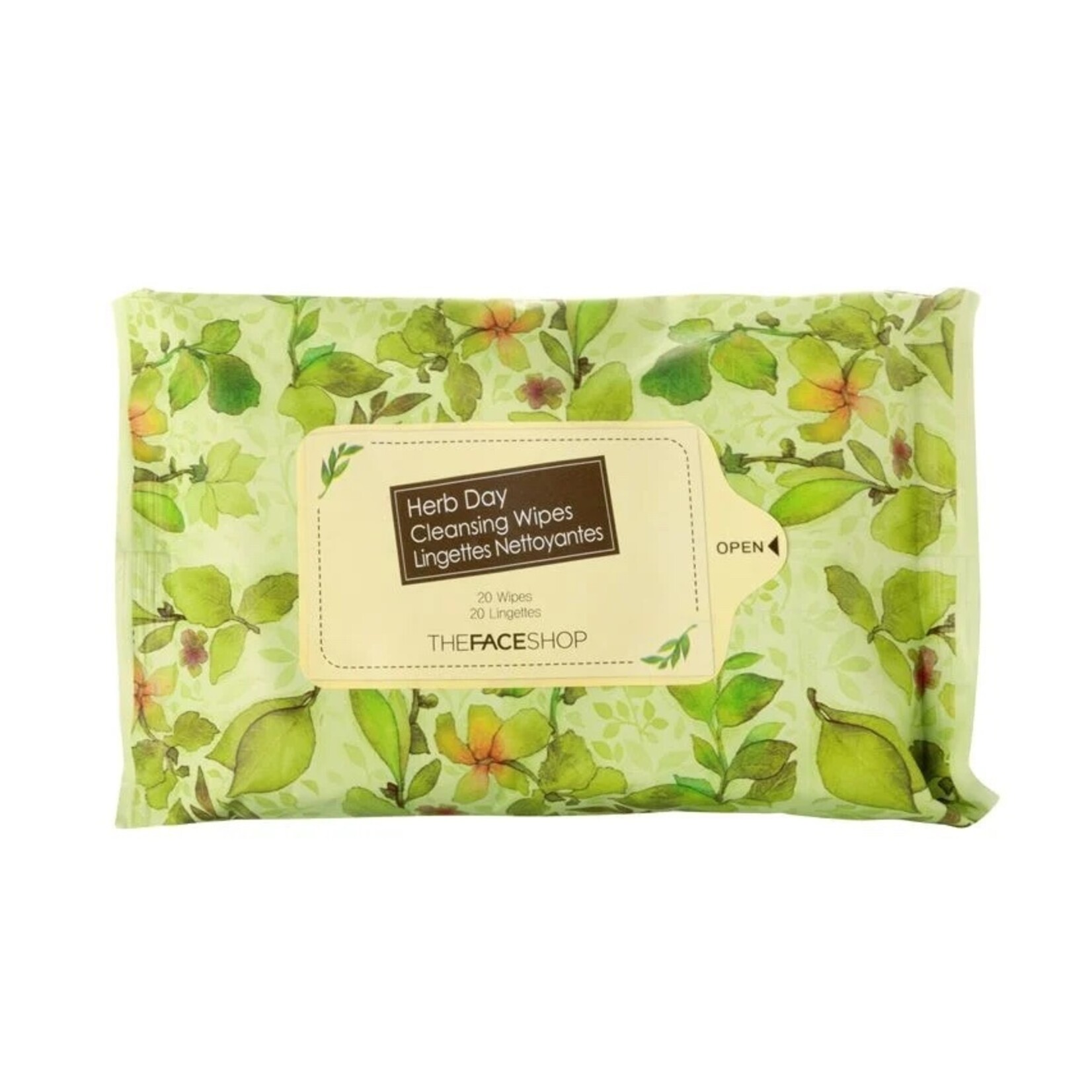 THE FACE SHOP Herb Day Cleansing Tissue 20 Sheets