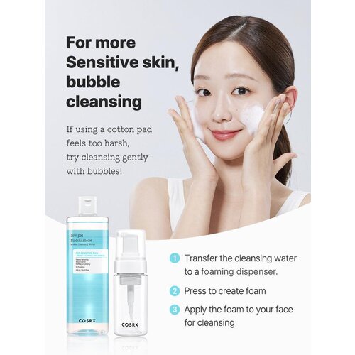 COSRX Low pH Niacinamide Micellar Cleansing Water 400mL COSRX Low pH Niacinamide Micellar Cleansing Water 400mL