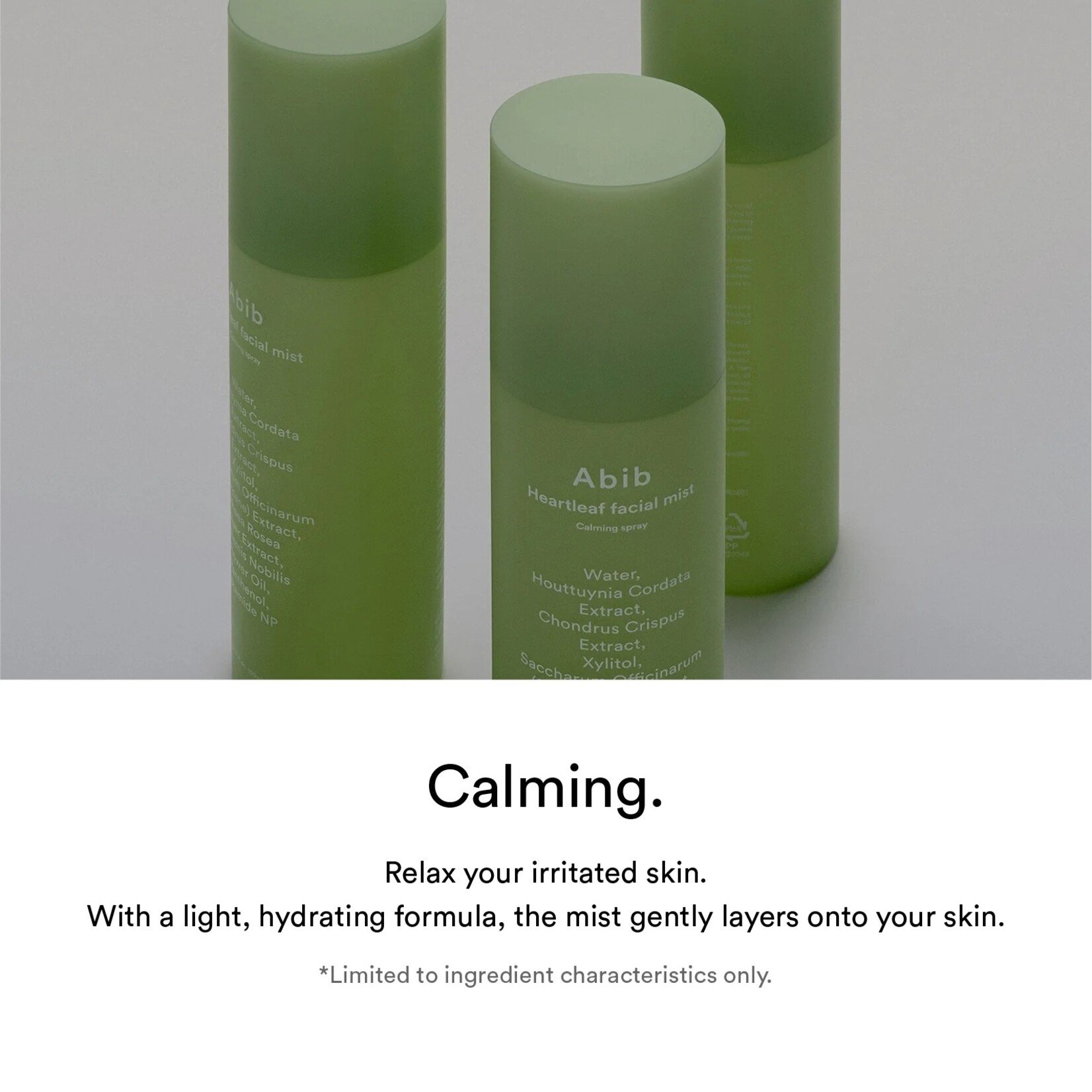 Abib Heartleaf Facial Mist Calming Spray Set (150mL+150mL)