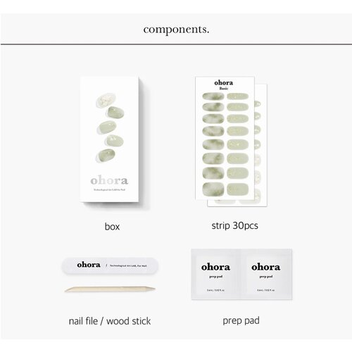 Ohora Semicured Gel Strip Nail N