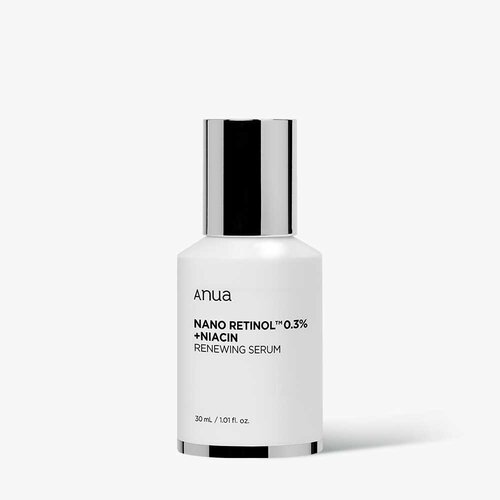 ANUA Nano Retinol 0.3% + Niacin Renewing Serum 30mL ANUA Nano Retinol 0.3% + Niacin Renewing Serum 30mL