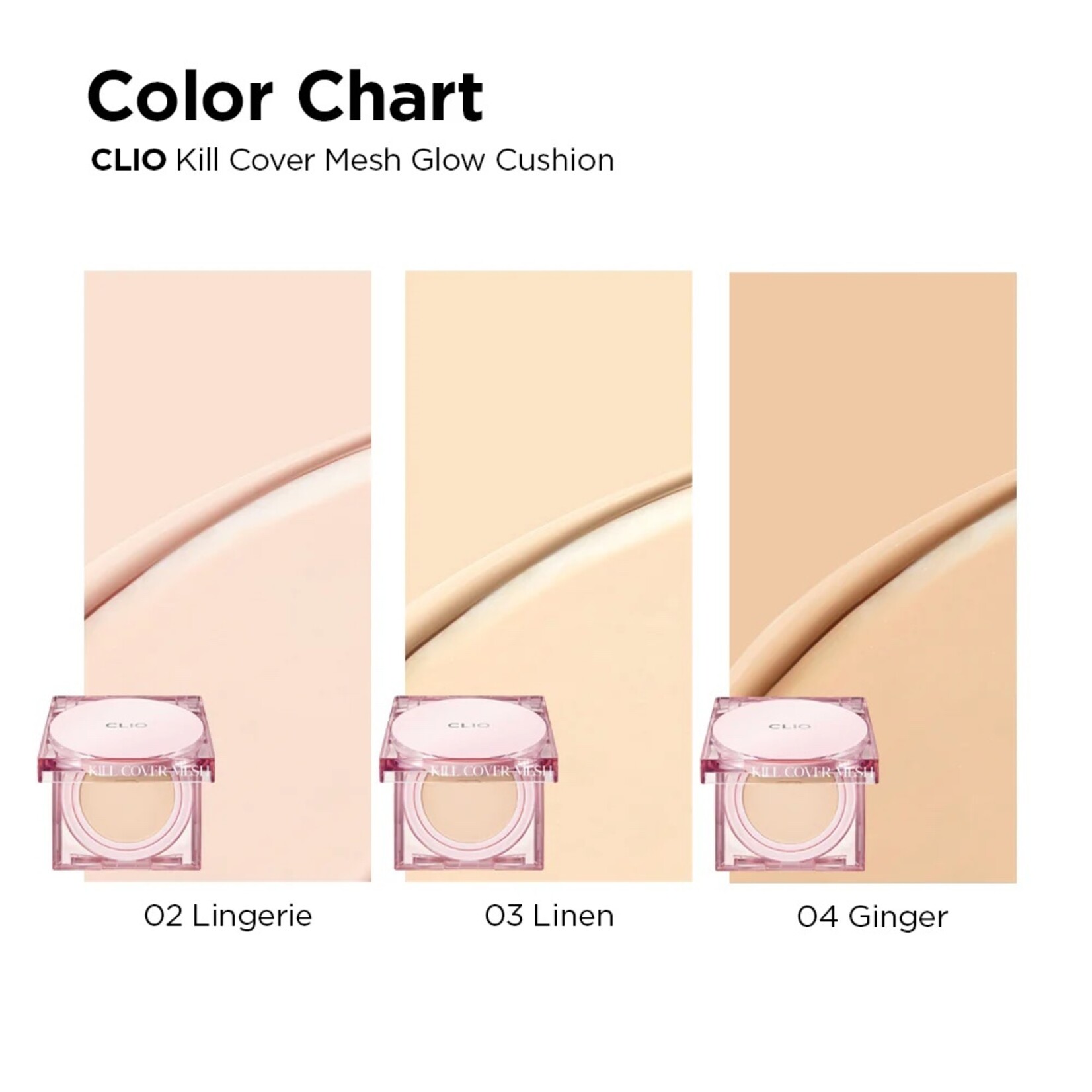 CLIO Kill Cover Mesh Glow Cushion 15g*2