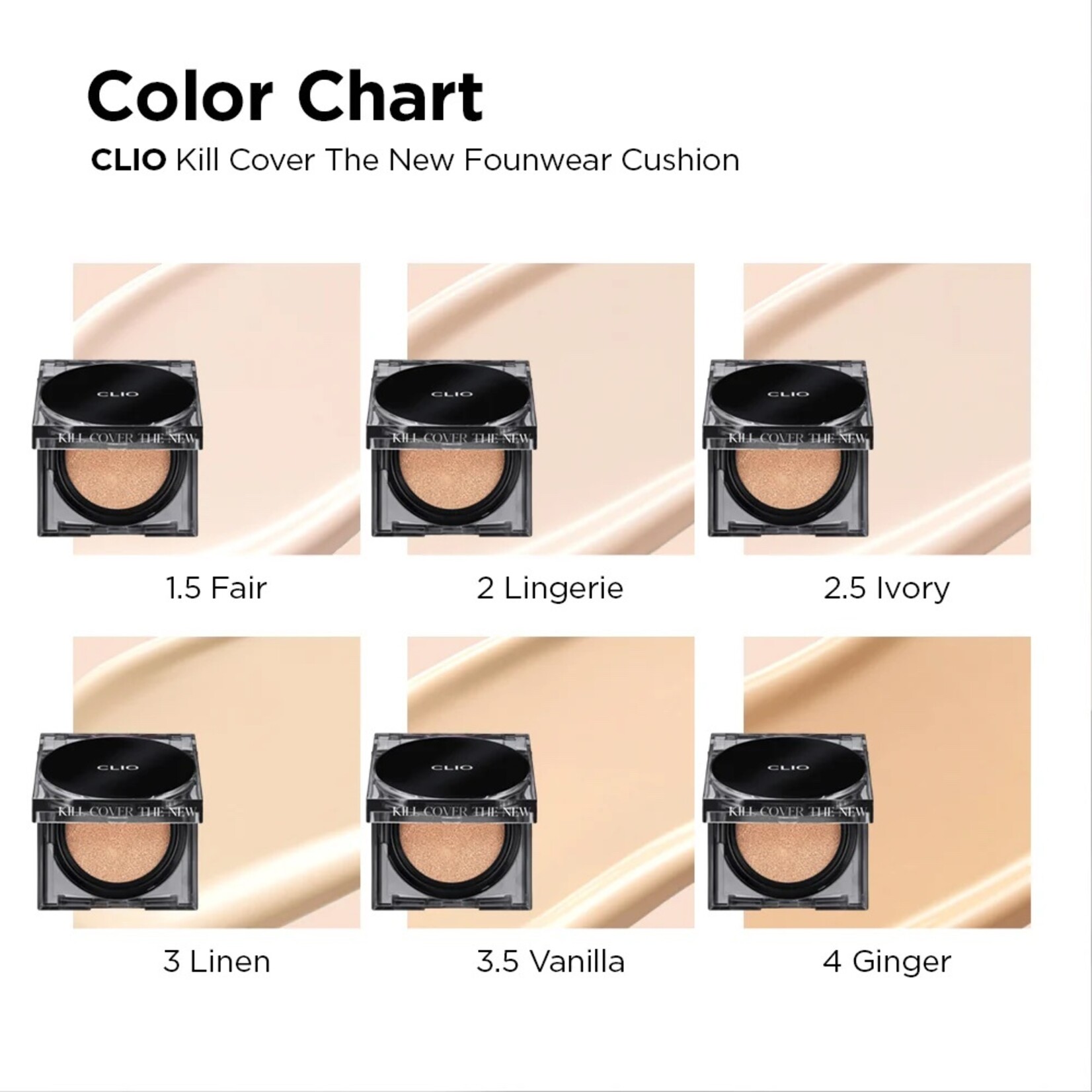 CLIO Kill Cover The New Founwear Cushion 15g*2