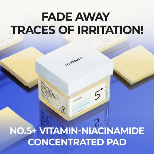 numbuz:n No.05+ Vitamin-Niacinamide Concentrated Pad 180ml / 70pads numbuz:n No.05+ Vitamin-Niacinamide Concentrated Pad 180ml / 70pads