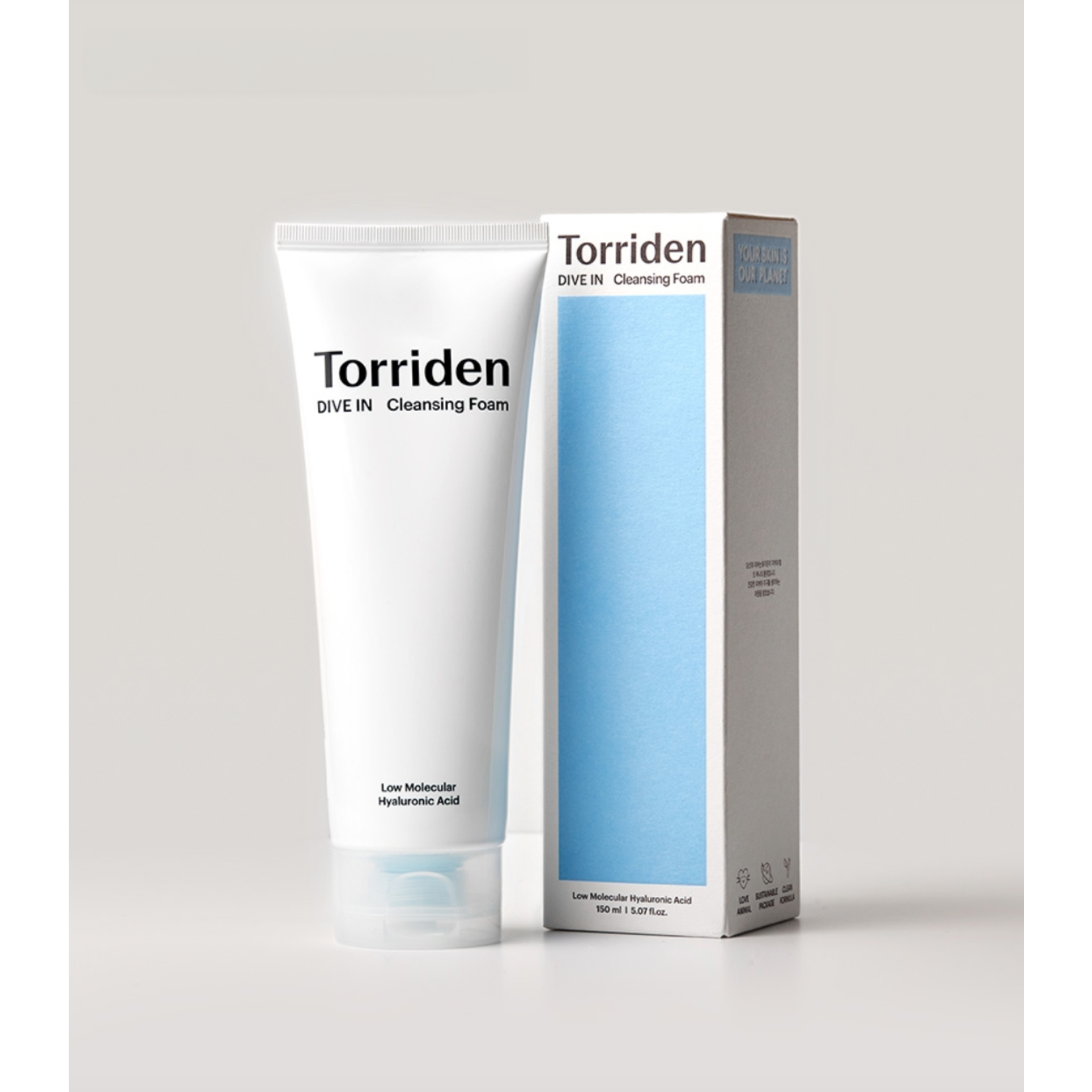 Torriden Dive In Low Molecular Hyaluronic Acid Cleansing Foam 150mL