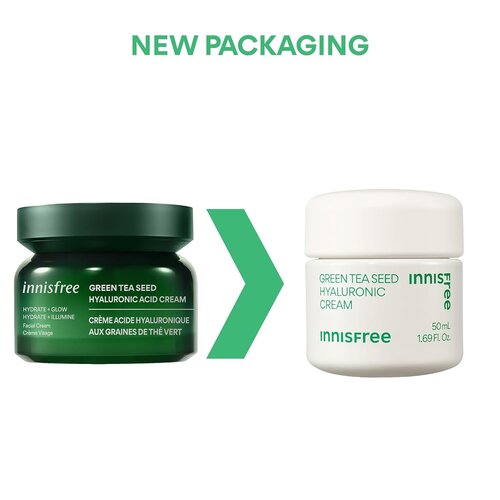 INNISFREE Green Tea Seed Hyaluronic Cream 50mL INNISFREE Green Tea Seed Hyaluronic Cream 50mL