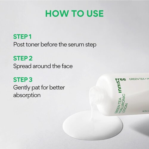 INNISFREE Green Tea Hyaluronic Lotion 170mL INNISFREE Green Tea Hyaluronic Lotion 170mL