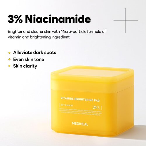 MEDIHEAL Vitamide Brightening Pad 100pcs