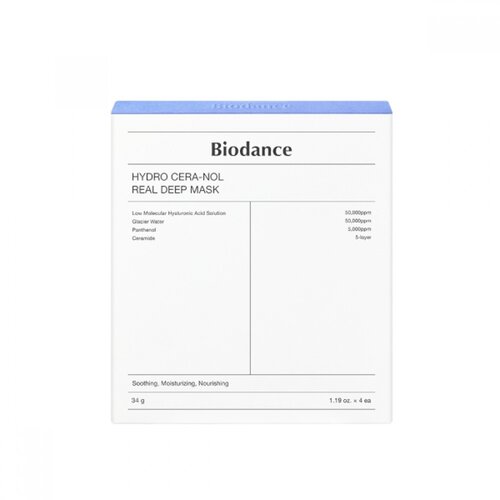 BIODANCE Hydro Cera-Nol Real Deep Mask 4pcs BIODANCE Hydro Cera-Nol Real Deep Mask 4pcs