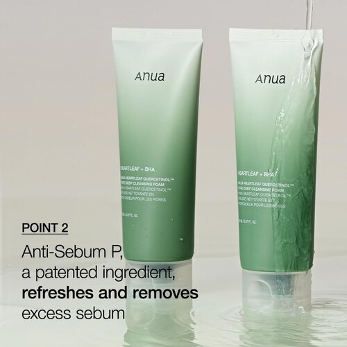 ANUA Heartleaf Quercetinol Pore Deep Cleansing Foam 150mL ANUA Heartleaf Quercetinol Pore Deep Cleansing Foam 150mL