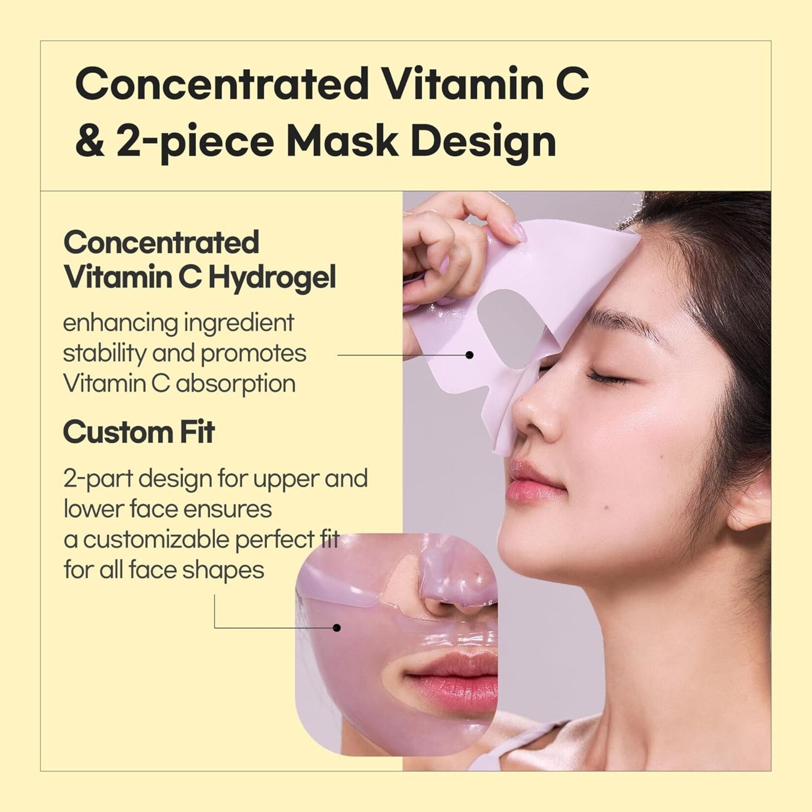 LUVUM Afterglow Yuja Gel Mask 5pcs