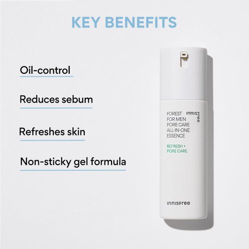 INNISFREE Forest for Men Pore Care All-In-One Essence 100mL INNISFREE Forest for Men Pore Care All-In-One Essence 100mL
