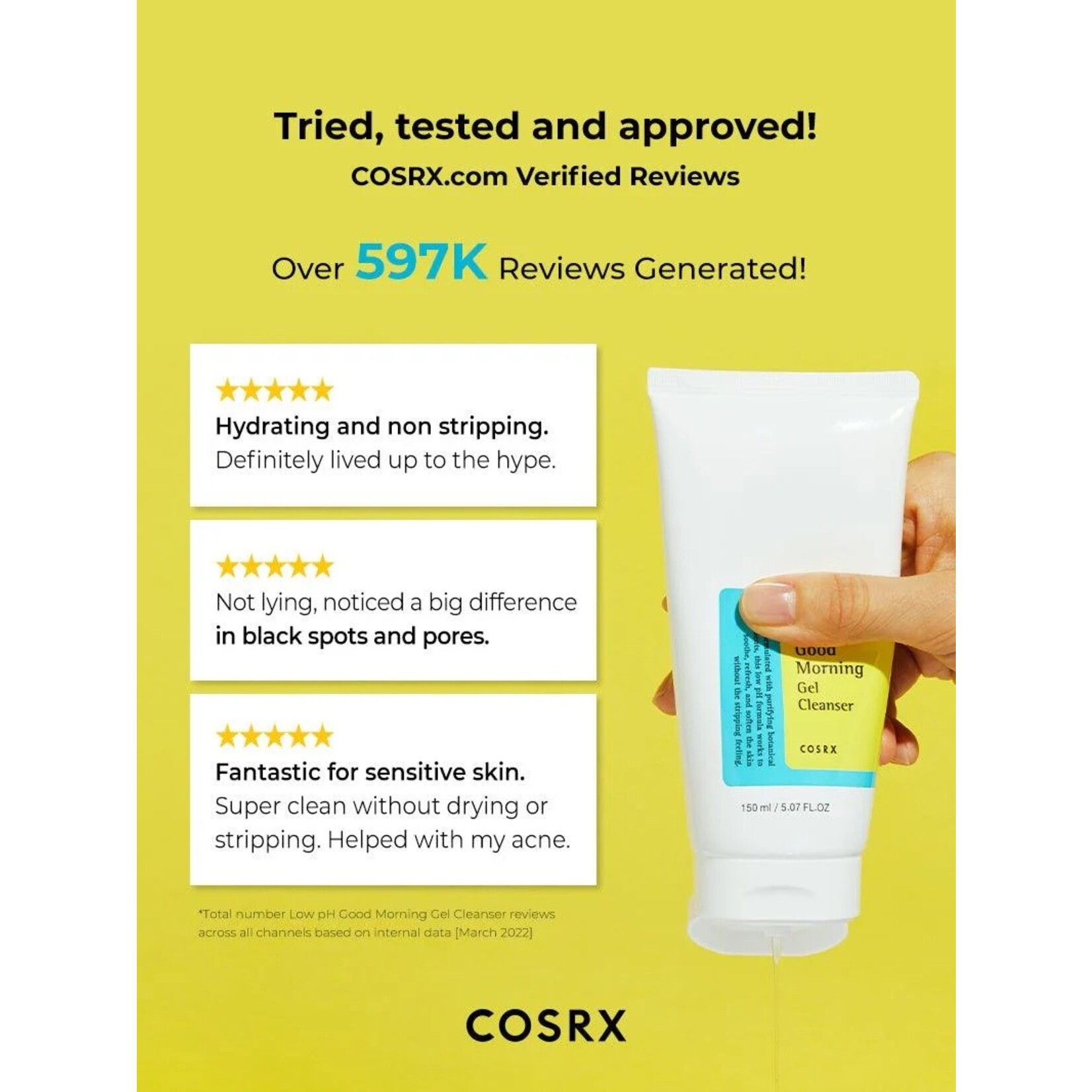 COSRX Low pH Good Morning Gel Cleanser 150mL