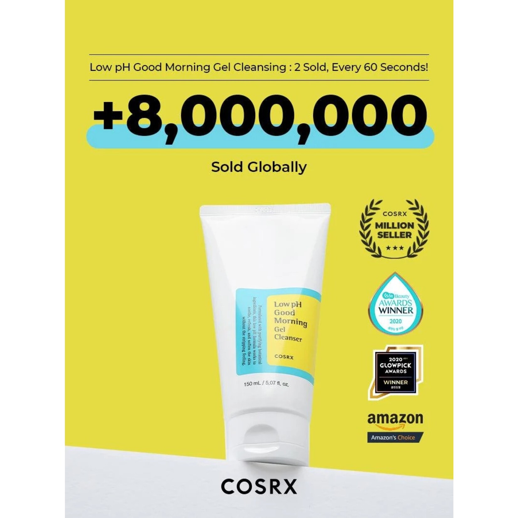 COSRX Low pH Good Morning Gel Cleanser 150mL