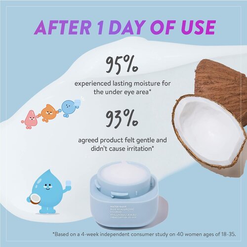 LANEIGE Water Bank Blue Hyaluronic Eye Cream 25mL - For Normal to Dry Skin LANEIGE Water Bank Blue Hyaluronic Eye Cream 25mL - For Normal to Dry Skin