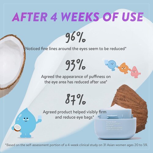 LANEIGE Water Bank Blue Hyaluronic Eye Cream 25mL - For Normal to Dry Skin LANEIGE Water Bank Blue Hyaluronic Eye Cream 25mL - For Normal to Dry Skin