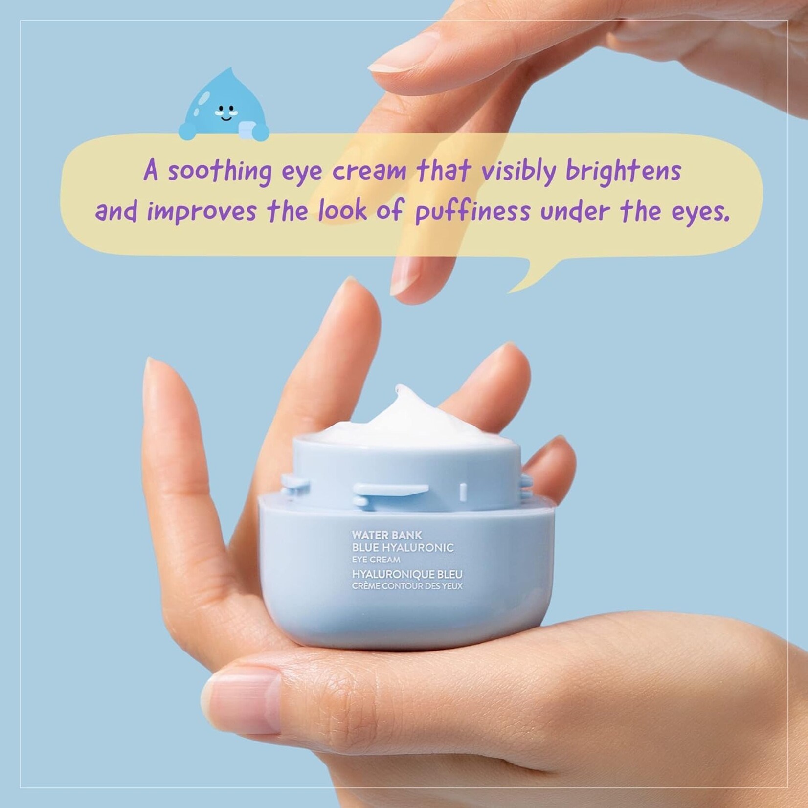 LANEIGE Water Bank Blue Hyaluronic Eye Cream 25mL - For Normal to Dry Skin