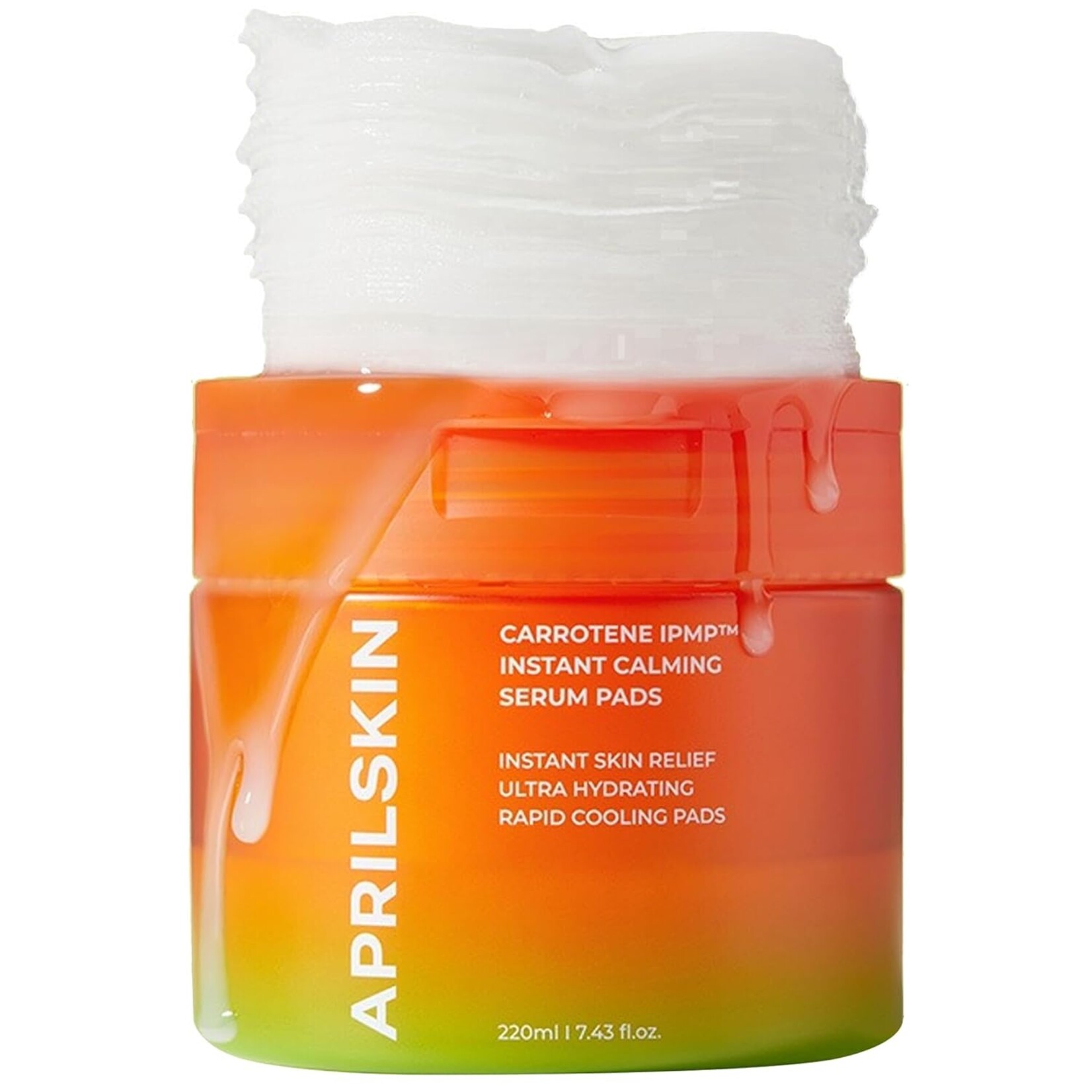 APRILSKIN Carrotene IPMP Instant Calming Serum Pads 80p