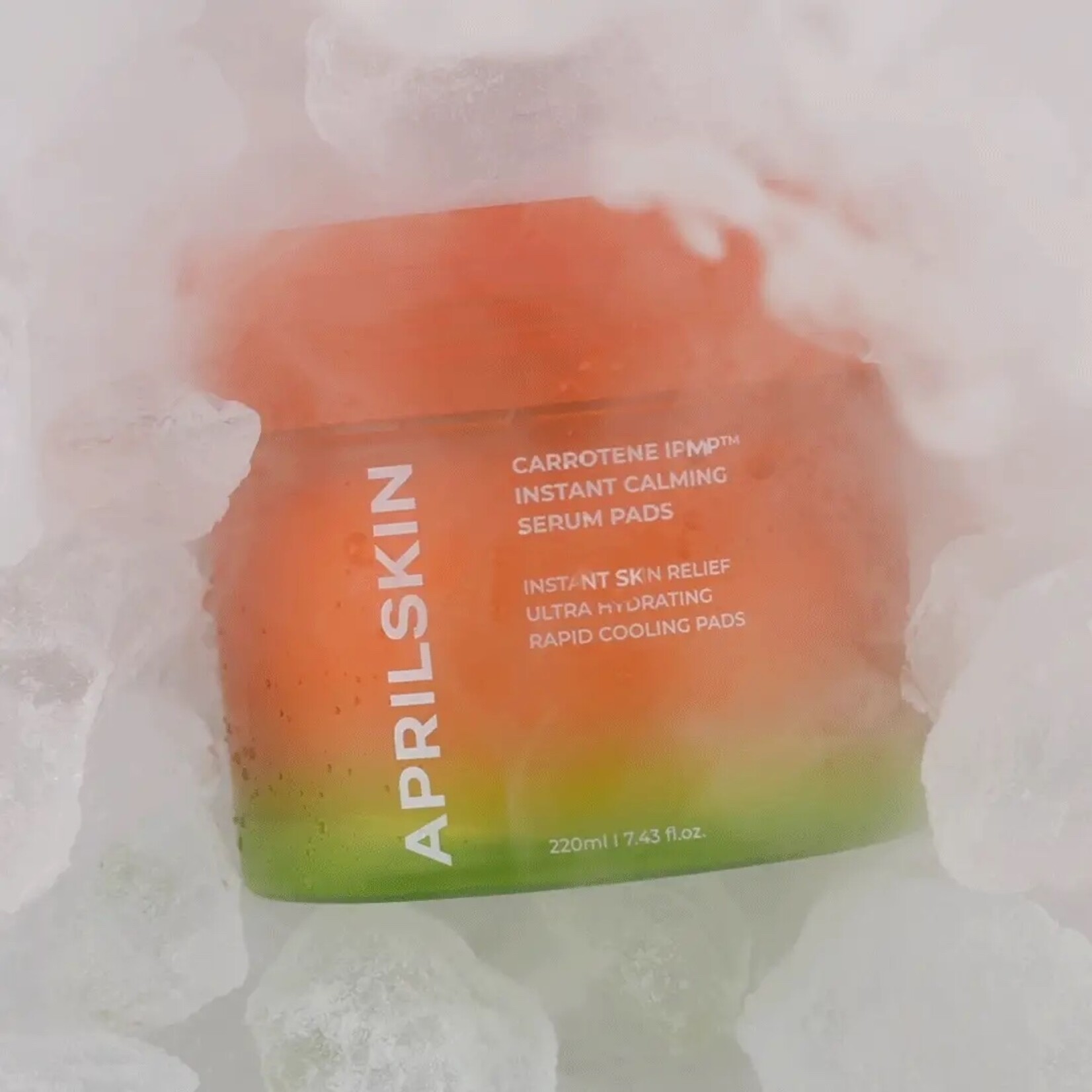 APRILSKIN Carrotene IPMP Instant Calming Serum Pads 80p