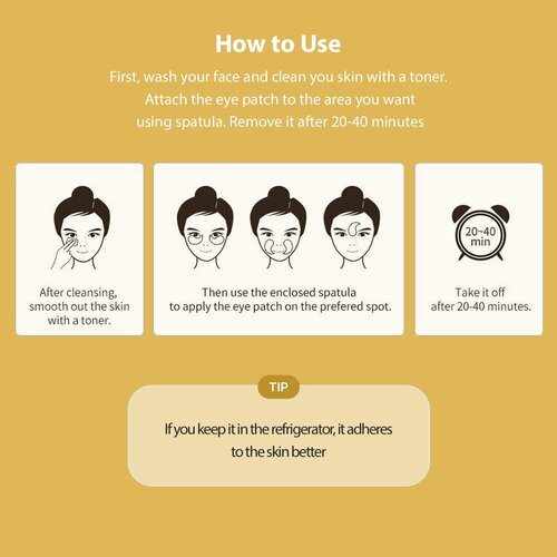 SNP Eye Patch 60p - Gold Collagen SNP Eye Patch 60p - Gold Collagen