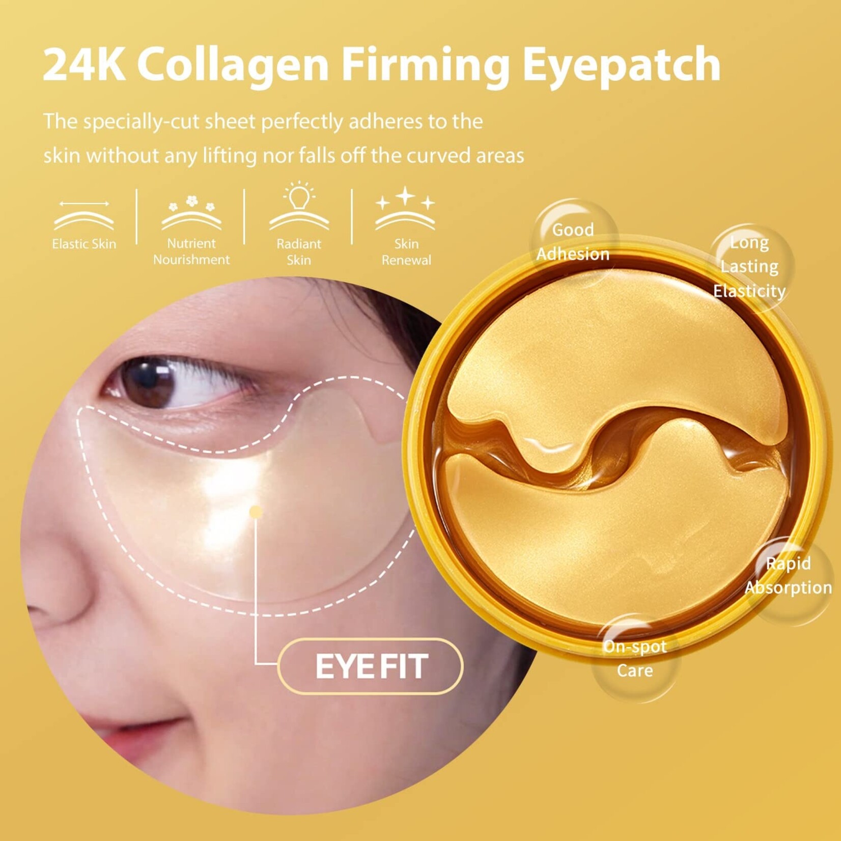 SNP Eye Patch 60p - Gold Collagen