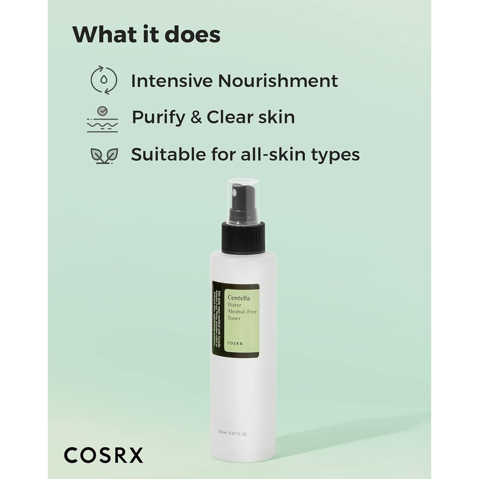 COSRX Centella Water Alcohol-Free Toner 150mL