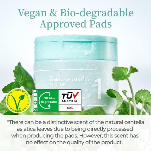 numbuz:n No.01 Centella Re-Leaf Green Toner Pad 70p numbuz:n No.01 Centella Re-Leaf Green Toner Pad 70p