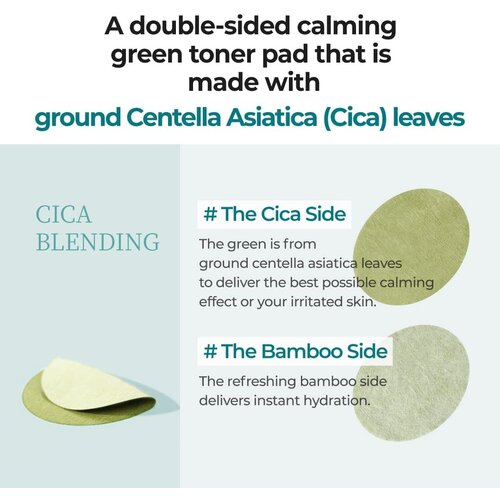 numbuz:n No.01 Centella Re-Leaf Green Toner Pad 70p numbuz:n No.01 Centella Re-Leaf Green Toner Pad 70p