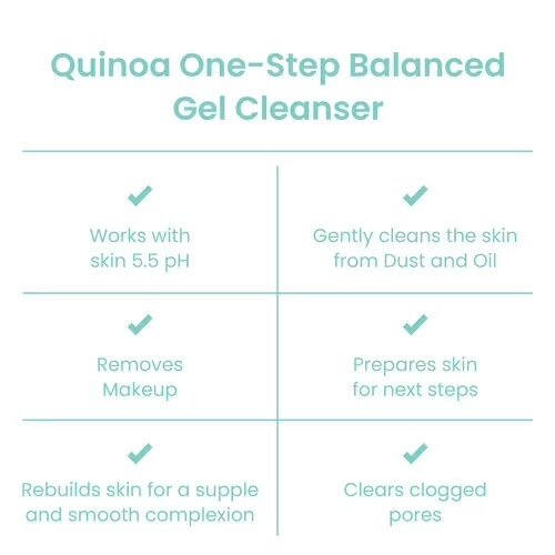 AXIS-Y Quinoa One-Step Balanced Gel Cleanser 180mL AXIS-Y Quinoa One-Step Balanced Gel Cleanser 180mL