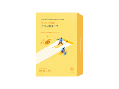 Round Lab Vita Niacinamide Dark Spot Serum Mask 20mL*10pcs Round Lab Vita Niacinamide Dark Spot Serum Mask 20mL*10pcs