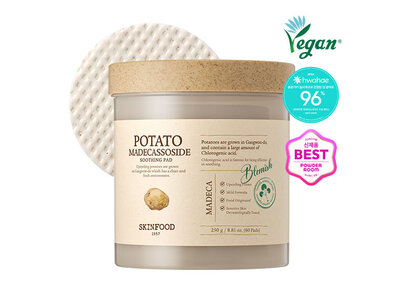 SKINFOOD Potato Madecassoside Soothing Pad 60pcs SKINFOOD Potato Madecassoside Soothing Pad 60pcs