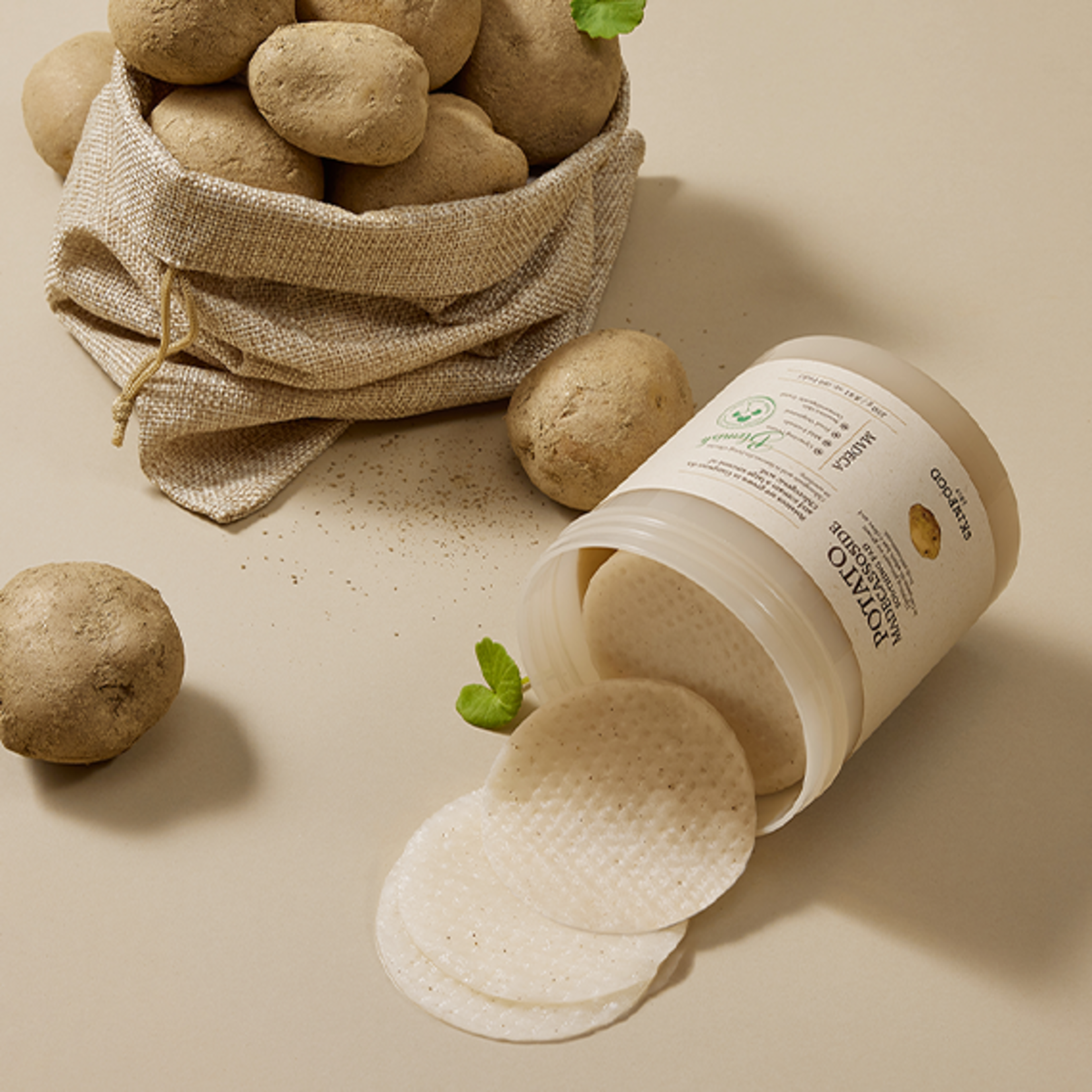 SKINFOOD Potato Madecassoside Soothing Pad 60pcs