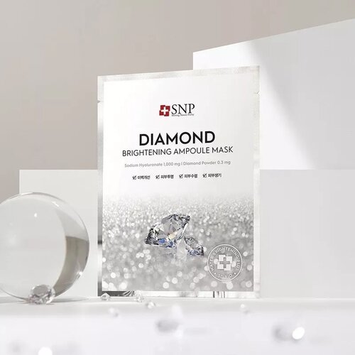 SNP Diamond Brightening Ampoule Mask 1p