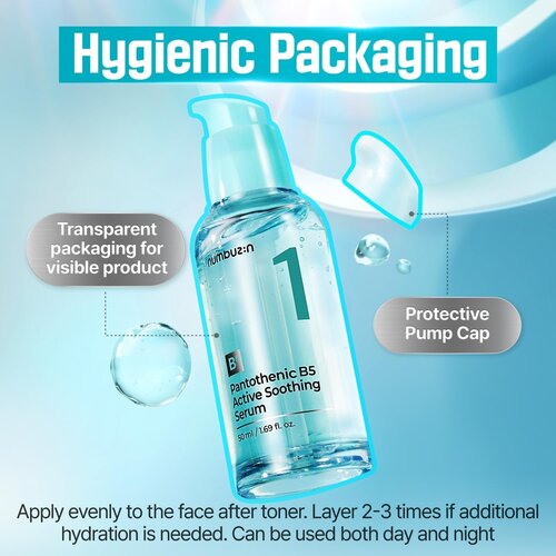 numbuz:n No.01 Pantothenic B5 Active Soothing Serum 50mL numbuz:n No.01 Pantothenic B5 Active Soothing Serum 50mL